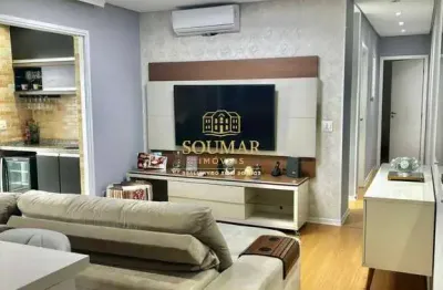 Apartamento com 2 quartos e 2 banheiros à venda, 77 m²