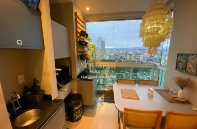 Apartamento de 2 dormitórios com 2 suítes -  ponta da praia/santos