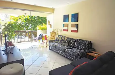 Apartamento mobiliado guarujá - ed. palma de mallorca - enseada