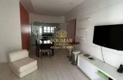 Apartamento para locação 2 dormitórios, 2 banheiros, gonzaga - santos/sp