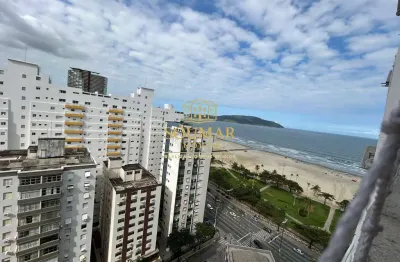 Apartamemto vista mar, josé menino – 82m² | 2 dorms | 1 vaga - santos/ sp.