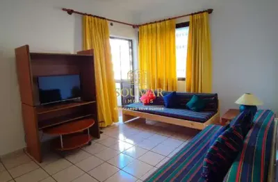 Apartamento locação, 1 dorm., 1 vaga demarcada - gonzaga - santos/sp