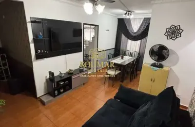 Apartamento com 2 dormitórios à venda, 68 m² encruzilhada, santos/sp.