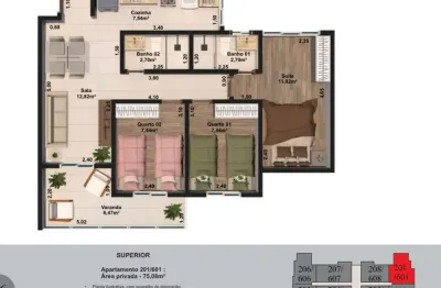 Apartamento com 2 quartos à venda na Rúbens Falcão, Parada 40, São Gonçalo