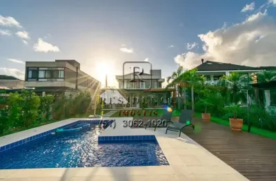 Casa em condomínio fechado com 4 quartos à venda na avenida juca batista, 8000, belém novo, porto alegre, 351 m2 por r$ 3.500.000