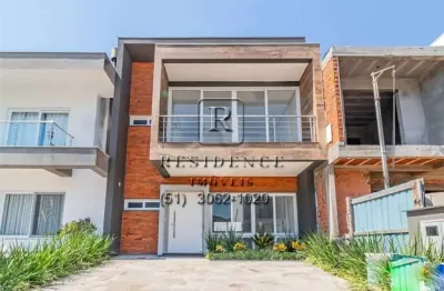 Casa em condomínio fechado com 3 quartos à venda na rua monsenhor augusto dalvit, 75, aberta dos morros, porto alegre, 186 m2 por r$ 1.100.000