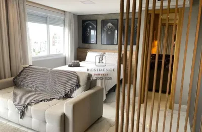 Studio finamente mobiliado no axis home - apartamento à venda em petrópolis, porto alegre-rs com 1 quarto, 1 suíte e 1 vaga de garagem.