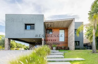 Luxuosa casa em condomínio à venda em belém novo, porto alegre-rs: 5 quartos, 4 suítes, 3 salas, 6 banheiros, 4 vagas, 550m²