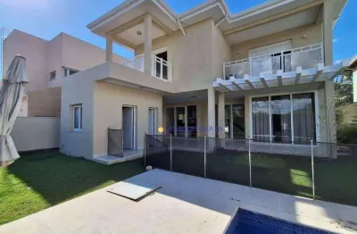 Sobrado com 3 dormitórios para alugar, 302 m² por r$ 13.544,00/mês - jardim vila paradiso - indaiatuba/sp