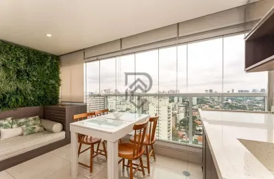 Apartamento brooklin alto padrão andar alto vista livre