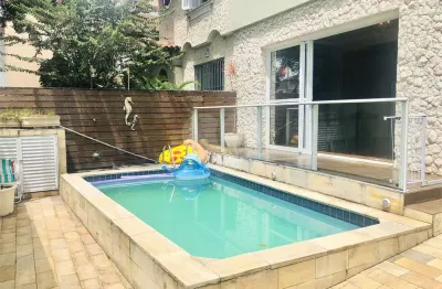 Casa com 4 quartos à venda na Rua Vahia de Abreu, Boqueirão, Santos