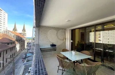 Apartamento com 3 quartos à venda na Nascimento, 27, Embaré, Santos