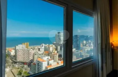Flat com 1 quarto à venda na Avenida Ana Costa, 473, Gonzaga, Santos