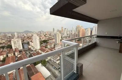 Apartamento com 1 quarto para alugar na Rua Oswaldo Cruz, Boqueirão, Santos