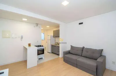 Apartamento mobiliada com 1 dormitório para alugar, 38 m² por r$ 2.200/mês - centro - porto alegre/rs