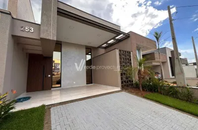 Casa em condomínio fechado com 3 quartos à venda na Avenida Luiz Greco, 600, Vila Monte Alegre, Paulínia, 138 m2 por R$ 1.150.000