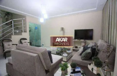 Sobrado com 3 dormitórios à venda, 171 m² por r$ 1.115.000,00 - assunção - são bernardo do campo/sp