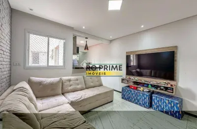 Cobertura com 2 dormitórios à venda, 110 m² por r$ 583.000,00 - vila scarpelli - santo andré/sp