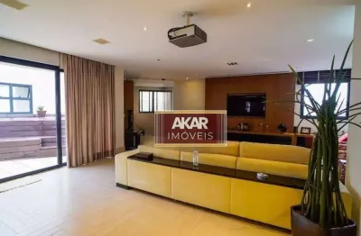 Cobertura com 4 dormitórios à venda, 357 m² por r$ 2.999.000,00 - jardim - santo andré/sp