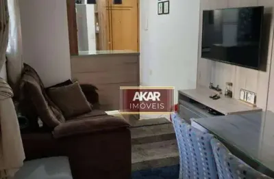 Apartamento com 2 dormitórios à venda, 60 m² por r$ 420.000,00 - vila alzira - santo andré/sp
