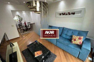 Cobertura com 3 dormitórios à venda, 220 m² por r$ 1.220.000,00 - vila caminho do mar - são bernardo do campo/sp