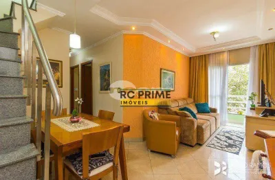 Cobertura à venda, 140 m² por r$ 690.000,00 - rudge ramos - são bernardo do campo/sp