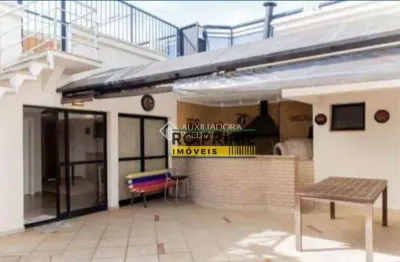 Cobertura com 4 dormitórios à venda, 318 m² por r$ 1.596.000,00 - vila guiomar - santo andré/sp