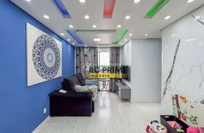 Apartamento com 3 dormitórios à venda, 64 m² por r$ 530.000,00 - utinga - santo andré/sp