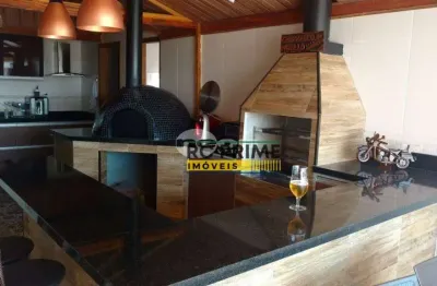 Cobertura com 3 dormitórios à venda, 140 m² por r$ 850.000,00 - paraíso - santo andré/sp