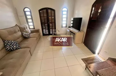 Sobrado com 3 dormitórios à venda, 162 m² por r$ 910.000,00 - vila valparaíso - santo andré/sp