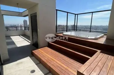 Cobertura com 3 dormitórios à venda, 323 m² por r$ 3.196.000,00 - campestre - santo andré/sp