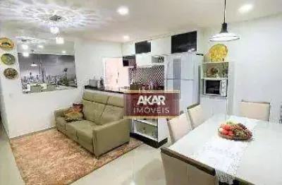 Apartamento com 3 dormitórios à venda, 75 m² por r$ 460.000,00 - jardim paraíso - santo andré/sp