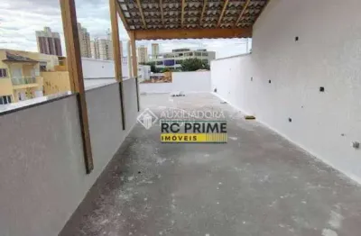 Cobertura com 3 dormitórios à venda, 140 m² por r$ 809.000,00 - vila pires - santo andré/sp