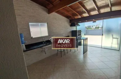 Cobertura com 2 dormitórios à venda, 198 m² por r$ 660.000,00 - vila scarpelli - santo andré/sp