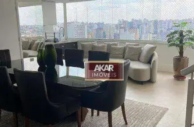 Cobertura com 3 dormitórios à venda, 227 m² por r$ 1.790.000,00 - centro - santo andré/sp