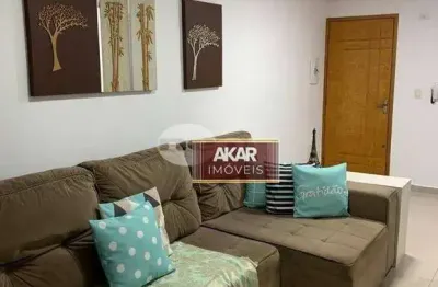 Cobertura com 2 dormitórios à venda, 100 m² por r$ 425.000,00 - parque capuava - santo andré/sp