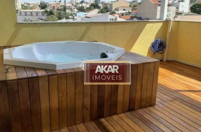 Cobertura com 2 dormitórios à venda, 120 m² por r$ 818.000,00 - campestre - santo andré/sp