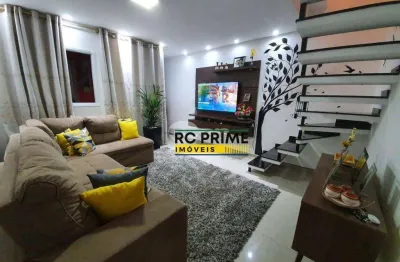 Cobertura com 2 dormitórios à venda, 97 m² por r$ 340.000,00 - jardim guarará - santo andré/sp