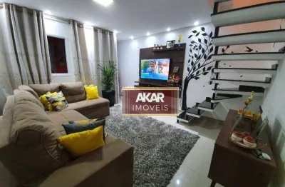 Cobertura com 2 dormitórios à venda, 97 m² por r$ 340.000,00 - jardim guarará - santo andré/sp