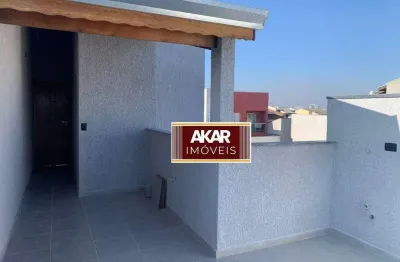 Excelente cobertura 02 quartos - parque das nações - santo andré