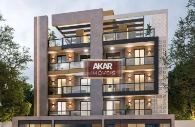 Apartamento com 2 dormitórios 1 suíte à venda, sacada com churrasqueira- jardim nova petrópolis - são bernardo do campo/sp