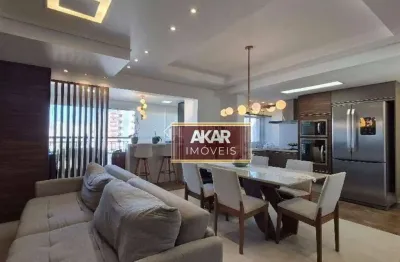 Apartamento com 3 dormitórios 2 suítes à venda, 123m²- centro - santo andré/sp