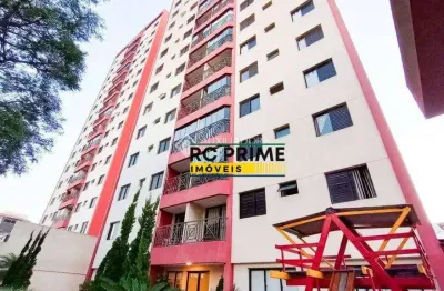 Apartamento mobiliado à venda com suíte, varanda e 2 vagas de garagem - chácara inglesa