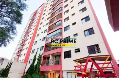 Apartamento mobiliado à venda com suíte, varanda e 2 vagas de garagem - chácara inglesa