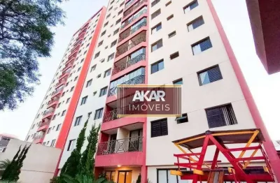 Apartamento mobiliado à venda com suíte, varanda e 2 vagas de garagem - chácara inglesa