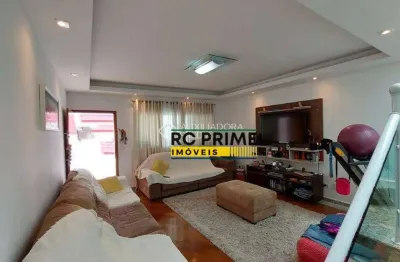 Sobrado com 3 dormitórios à venda, 168 m² por r$ 780.000,00 - vila floresta - santo andré/sp