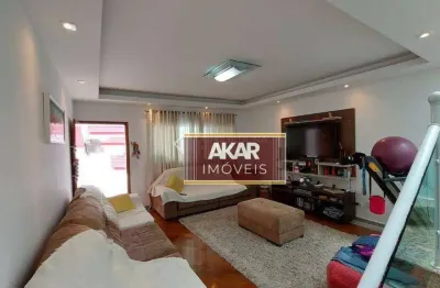 Sobrado com 3 dormitórios à venda, 168 m² por r$ 780.000,00 - vila floresta - santo andré/sp