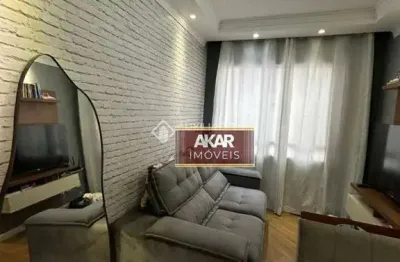 Apartamento com 2 dormitórios à venda, 43 m² por r$ 300.000,00 - canhema - diadema/sp