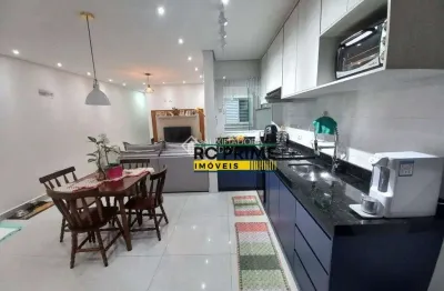 Cobertura com 2 dormitórios à venda, 160 m² por r$ 848.000,00 - campestre - santo andré/sp