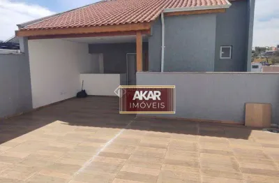 Cobertura com 3 dormitórios à venda, 210 m² por r$ 780.000 - vila pires - santo andré/sp